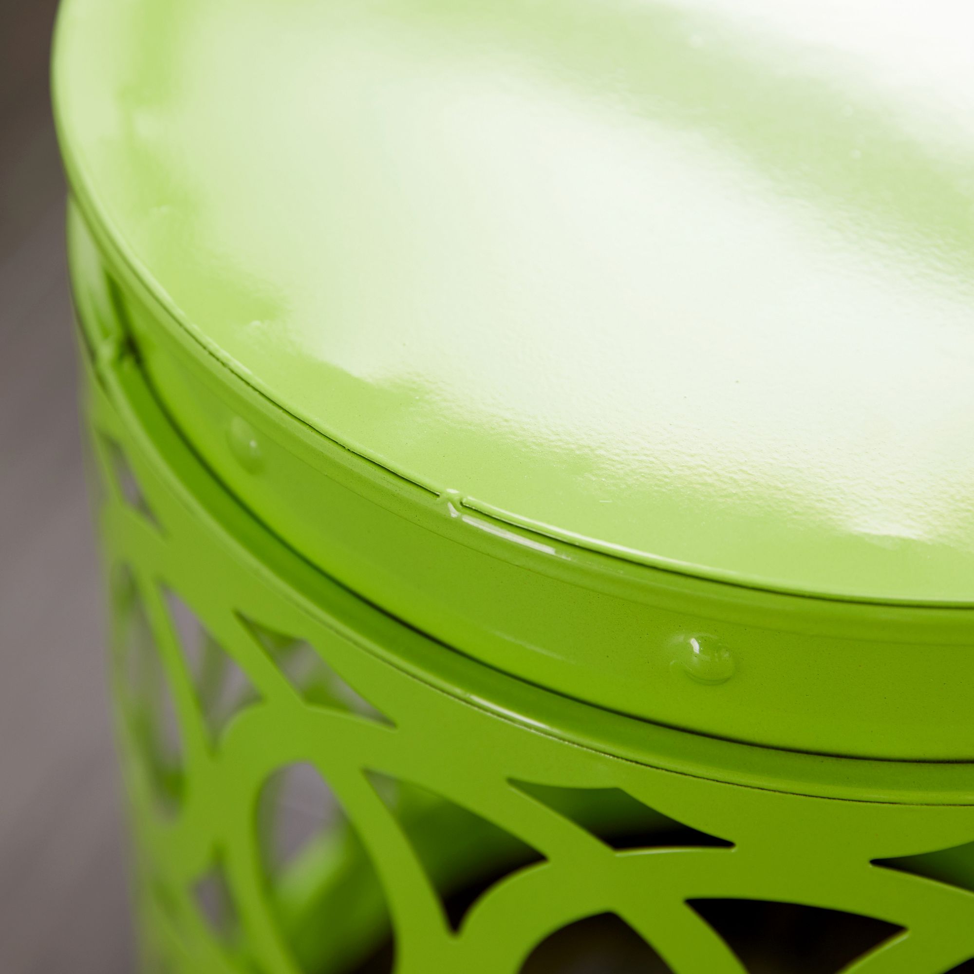 Image 3 Kelly 16" Wide Blue Green Orange Nesting Accent Tables Set of 3 more views