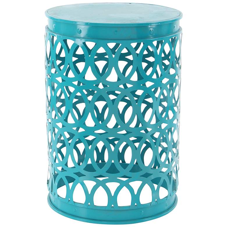 Image 5 Kelly 16 inch Wide Blue Green Orange Nesting Accent Tables Set of 3 more views