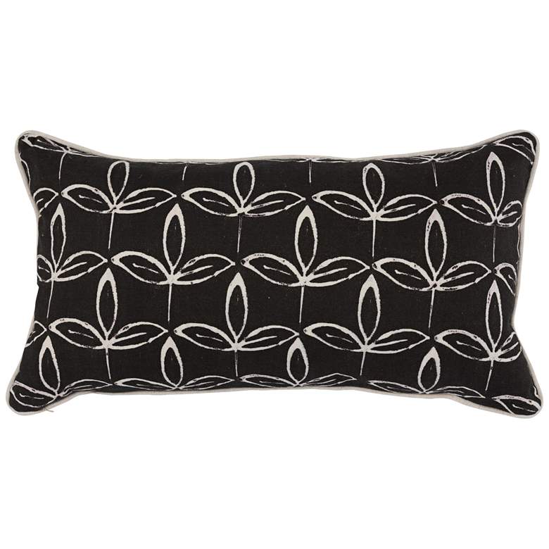 Image 1 Kelly Black 26" x 14" Decorative Pillow