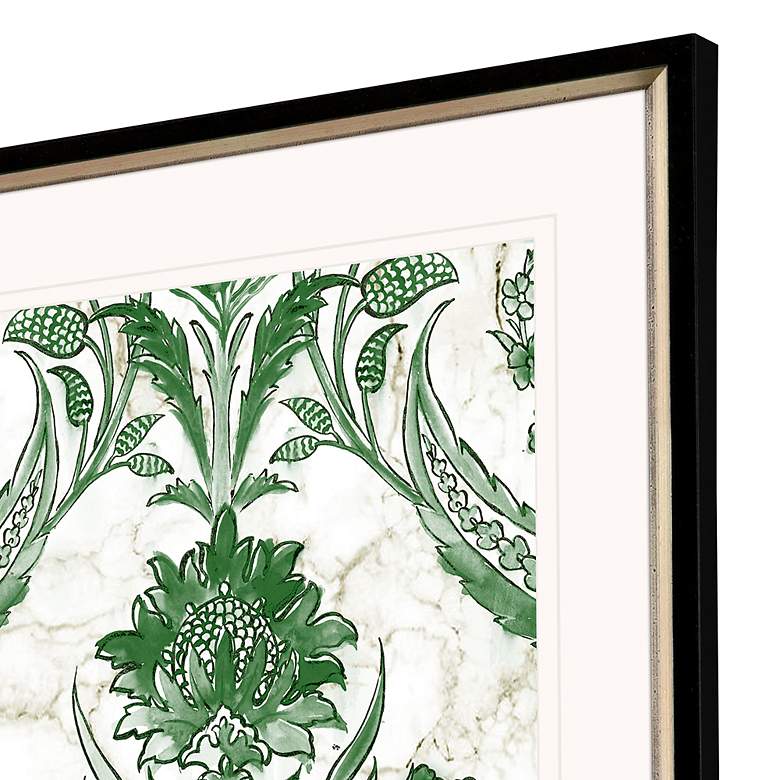 Image 4 Kelly Ikat II 26" Square 2-Piece Giclee Framed Wall Art Set more views