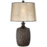 Kelly Rustic Farmhouse Table Lamp with Mica Shade