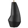 Kelly Wearstler Contour 31 1/2" LED Coal Black Modern Ceramic Lamp