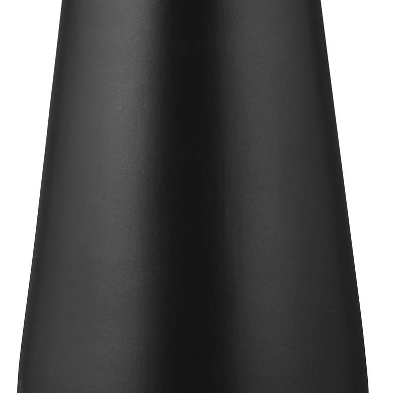 Image 6 Kelly Wearstler Lorne 33" Modern Ceramic Coal Black LED Table Lamp more views