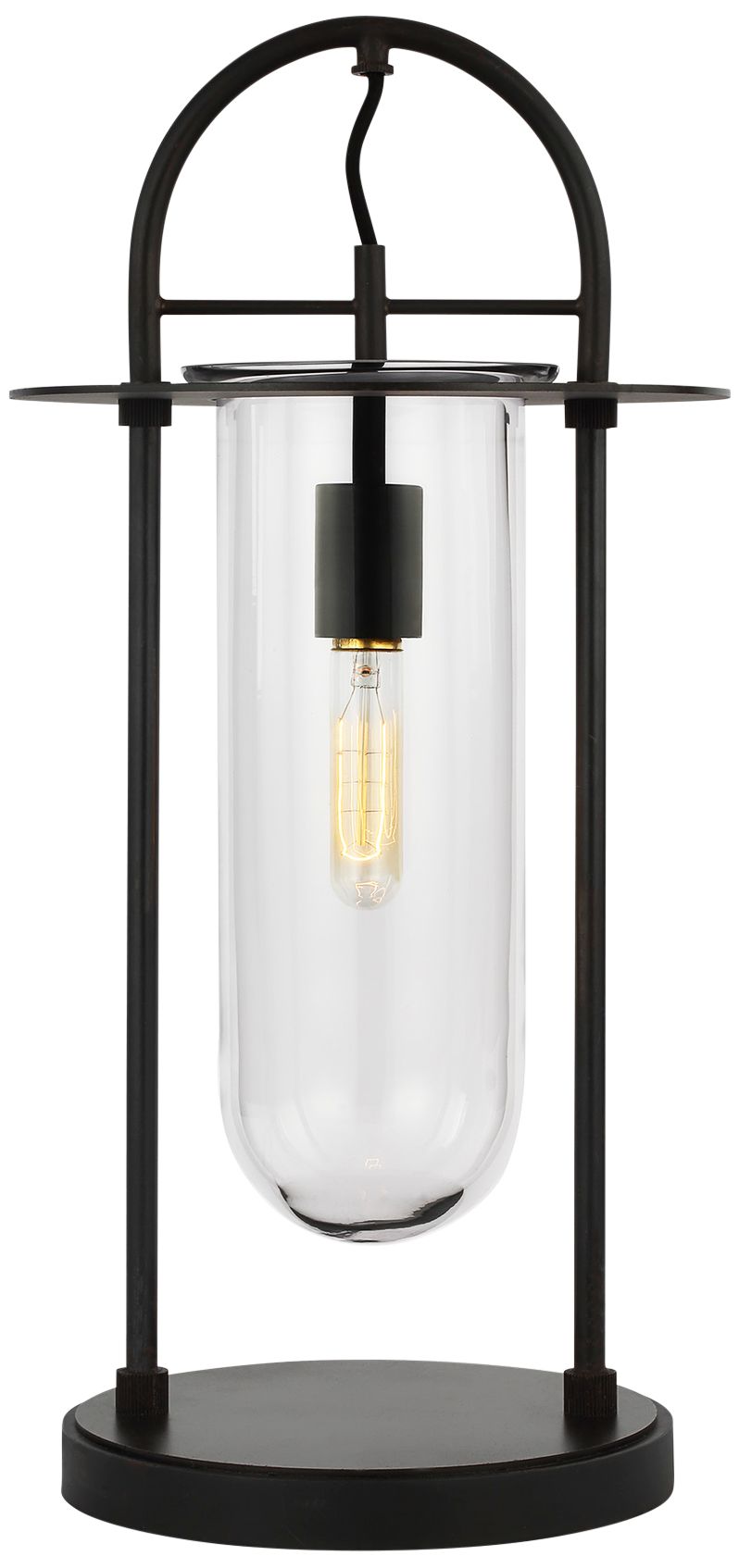 Kelly Wearstler Nuane Aged Iron Vintage-Style LED Table Lamp