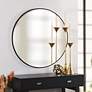 1_Kellye 30" x 40" Rectangular Gold Modern Wall Mirror