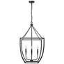 2_Kelsey 20" Wide Matte Black 4-Light Pendant