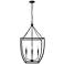 Kelsey 20" Wide Matte Black 4-Light Pendant