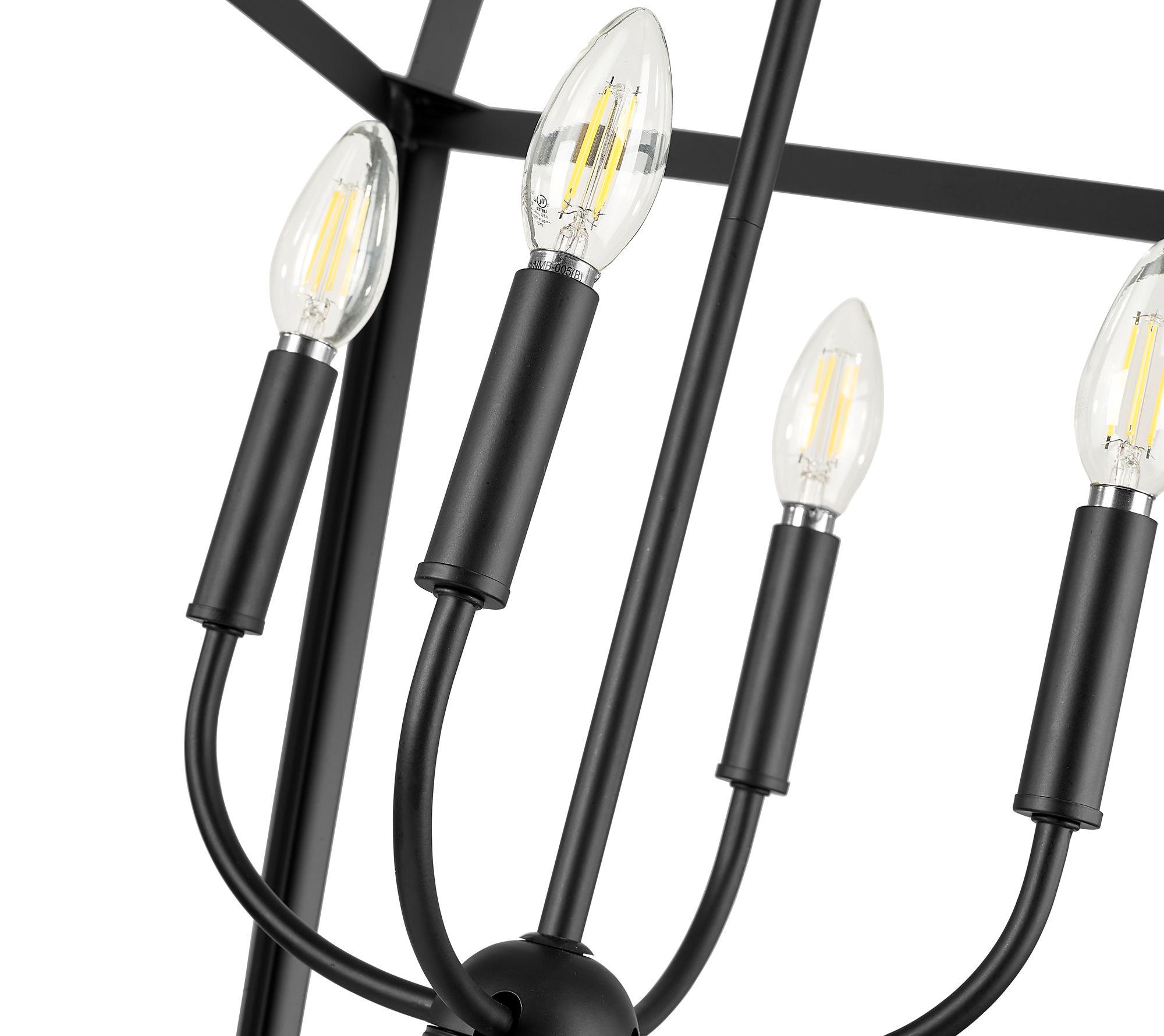 Kelsey 20" Wide Matte Black 4-Light Pendant