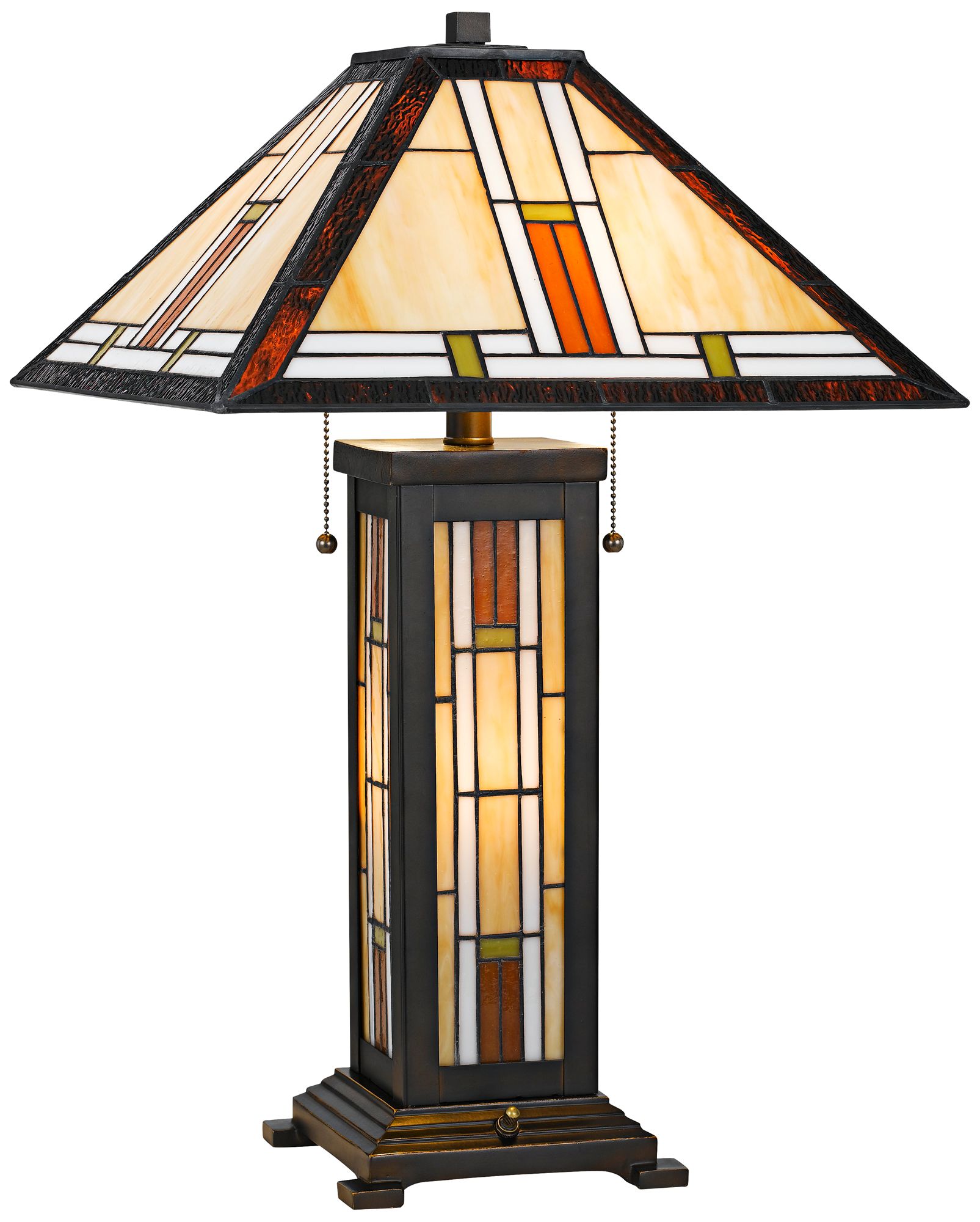 tiffany style stained glass lamp