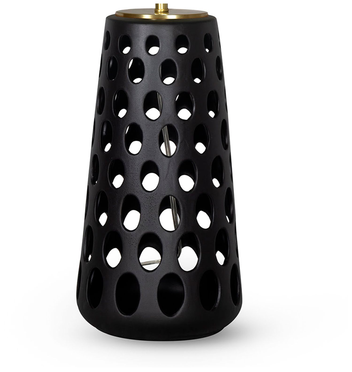 Image 6 Kelvin Ceramic Table Lamp (Black) more views