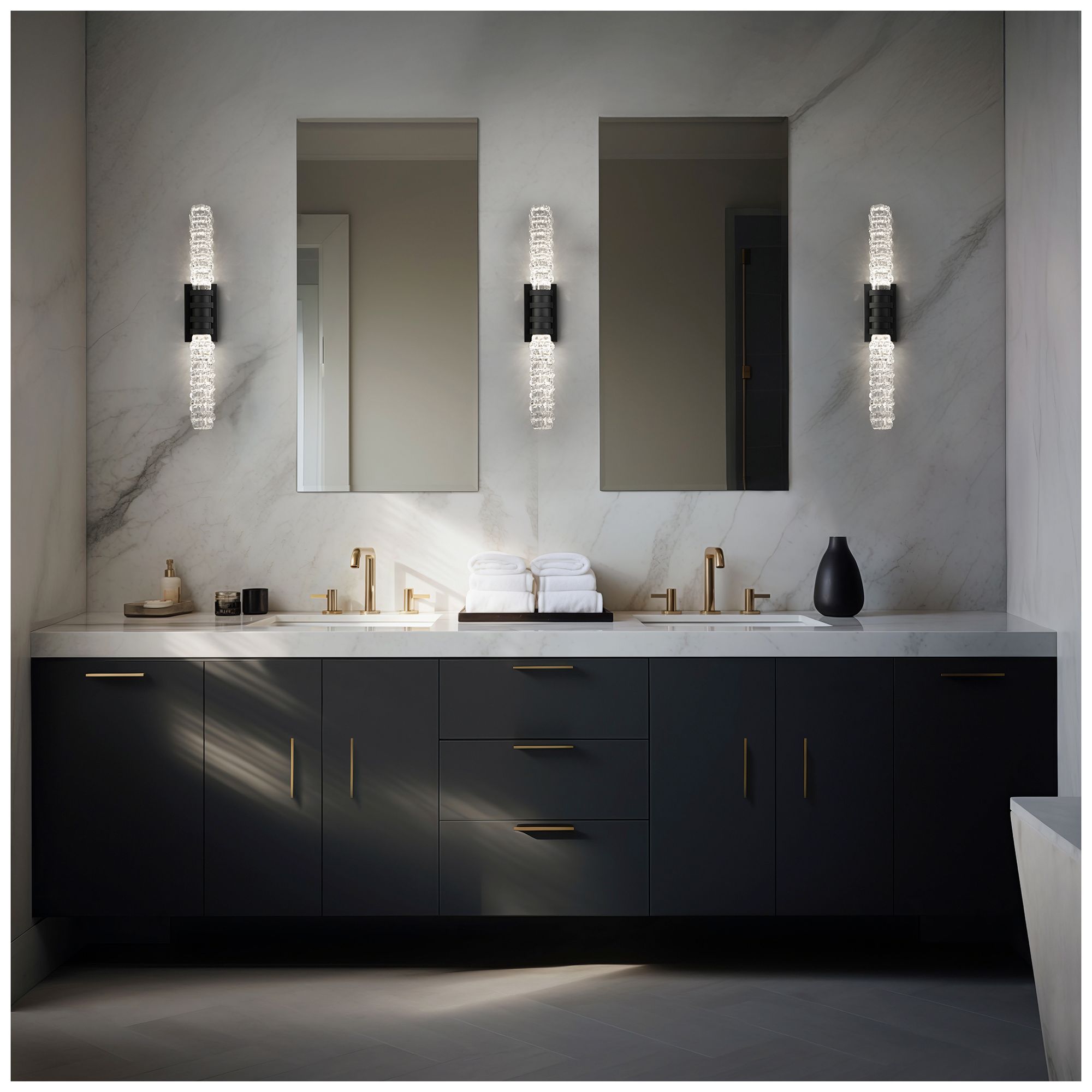 Image 5 Kemberly 2 Light LED Bath Bar more views