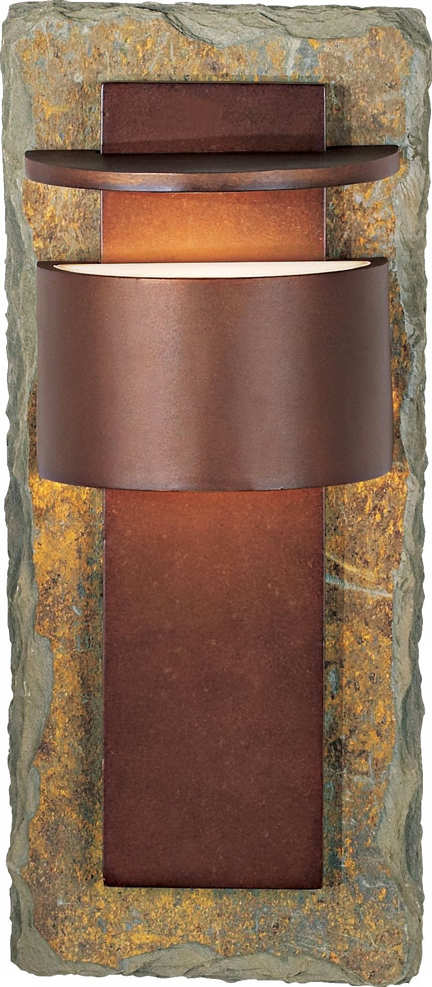 Kembra Slate Copper 19" High Outdoor Wall Sconce