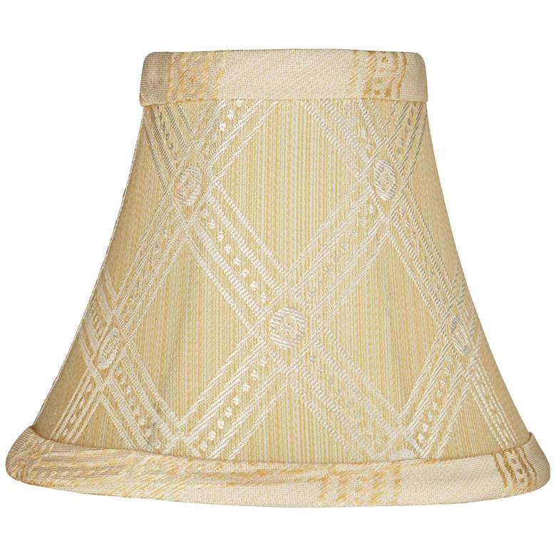 Image 1 Kemi Cream Bell Lamp Shade 3x6x5 (Clip-On)