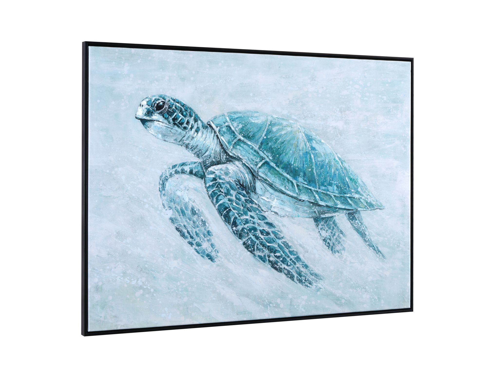 Image 2 Kemps Bay 48"L x 36"H Black Framed Canvas more views