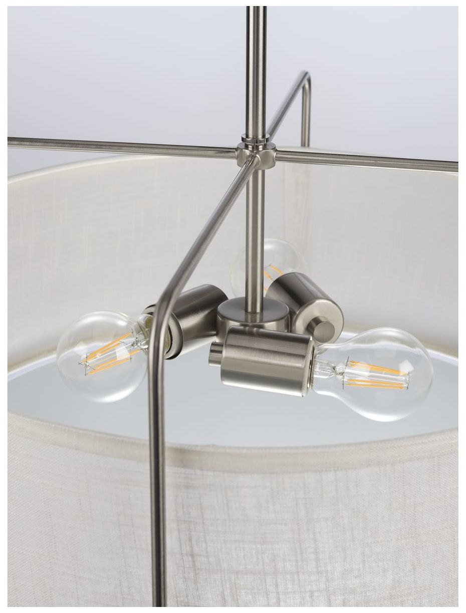Kempsey Collection Three-Light Semi-Flush Convertible