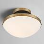 1_Kendal 16 1/4" Wide Gold and Matte Black Ceiling Light