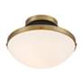5_Kendal 16 1/4" Wide Gold and Matte Black Ceiling Light more views