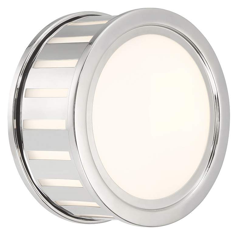 Image 6 Kendal 2 light polished nickel sconce more views