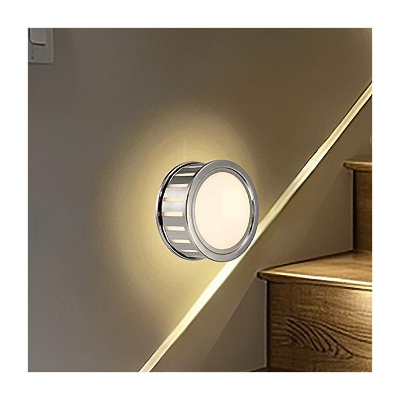 Image 7 Kendal 2 light polished nickel sconce more views