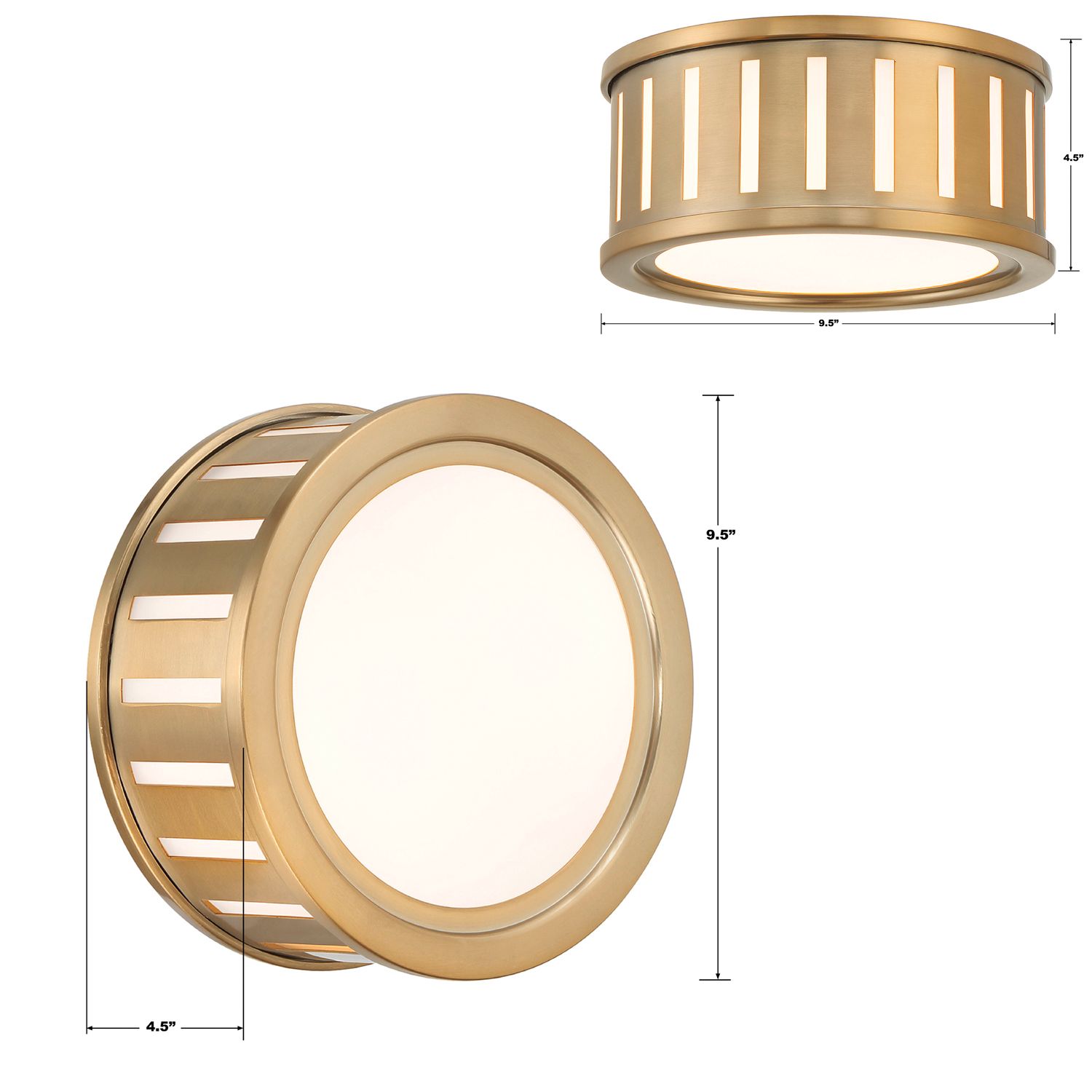 Kendal 2 Light vibrant gold sconce