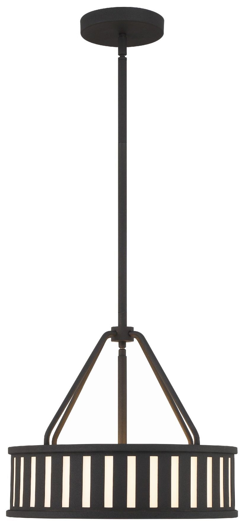 Image Kendal 3 Light Black Forged Pendant