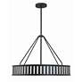 Thumbnail1 of Kendal 6 Light Black Forged Pendant