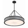 Thumbnail4 of Kendal 6 Light Black Forged Pendant more views