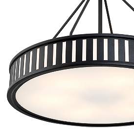 Image5 of Kendal 6 Light Black Forged Pendant more views
