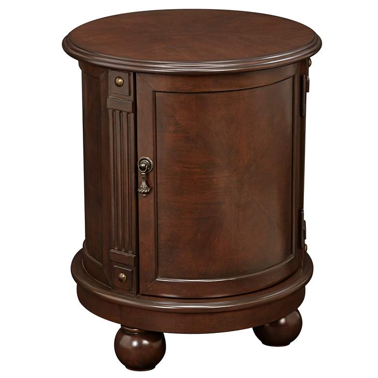 Image 2 Kendall 19 inch Wide Espresso Small Round Accent Table