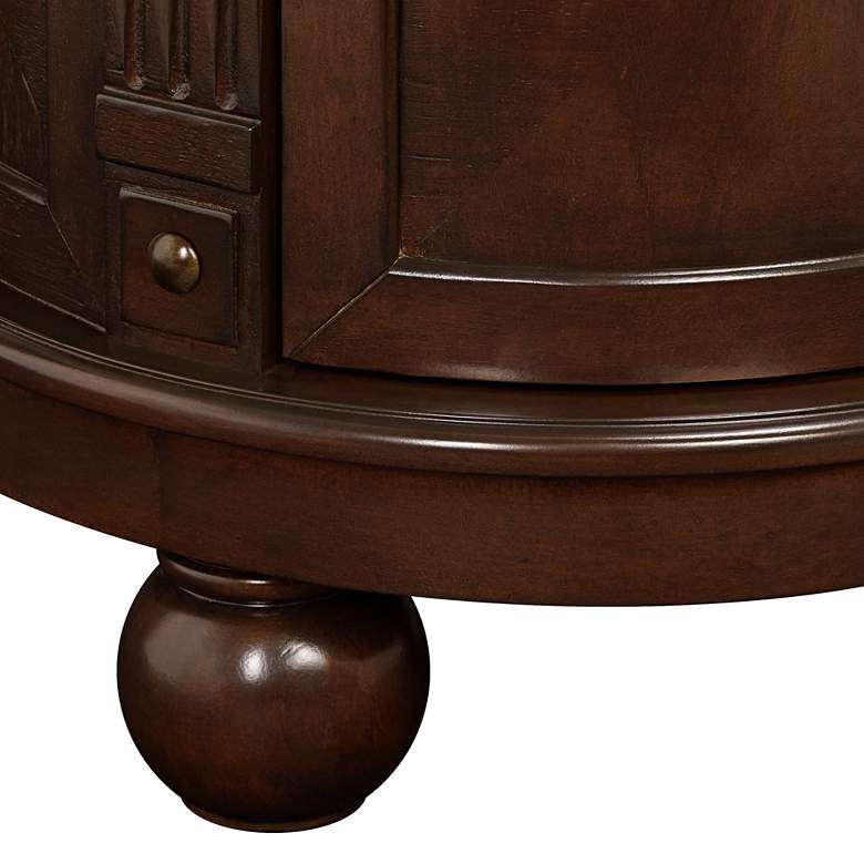 Image 5 Kendall 19" Wide Espresso Small Round Accent Table more views