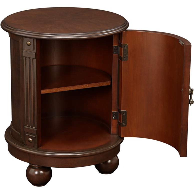 Image 6 Kendall 19" Wide Espresso Small Round Accent Table more views
