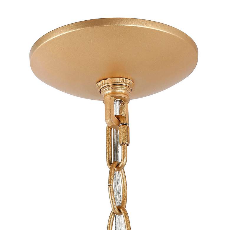Image 3 Kendall 19" Wide Gold 5-Light Chandelier more views
