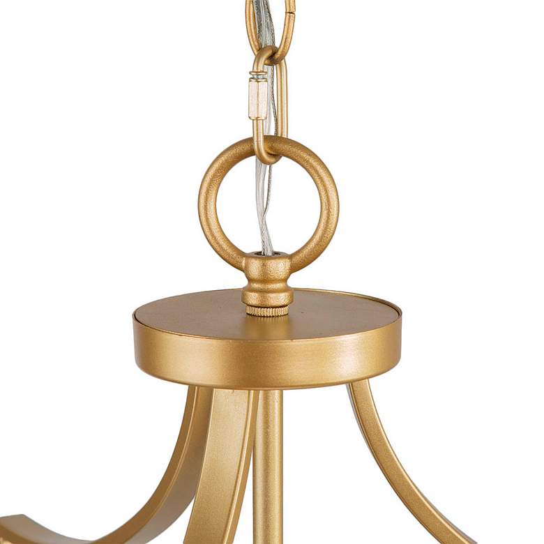 Image 4 Kendall 19 inch Wide Gold 5-Light Chandelier more views