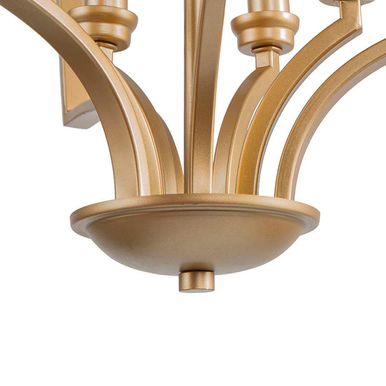 Image 5 Kendall 19 inch Wide Gold 5-Light Chandelier more views