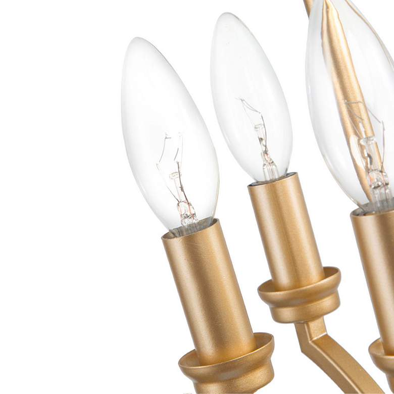 Image 6 Kendall 19" Wide Gold 5-Light Chandelier more views