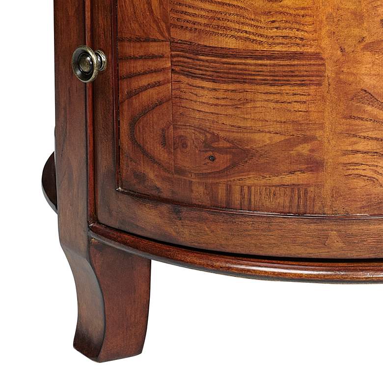Image 3 Kendall 20 inch Wide Cherry Finish Small Round Accent Table more views