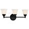 Kendall 23.25" Wide 3-Light Oil Rubbed Bronze Transitional Vanity Ligh