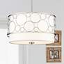 2_Kendall 24" Wide Brushed Nickel Drum Pendant Light