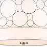 4_Kendall 24" Wide Brushed Nickel Drum Pendant Light more views