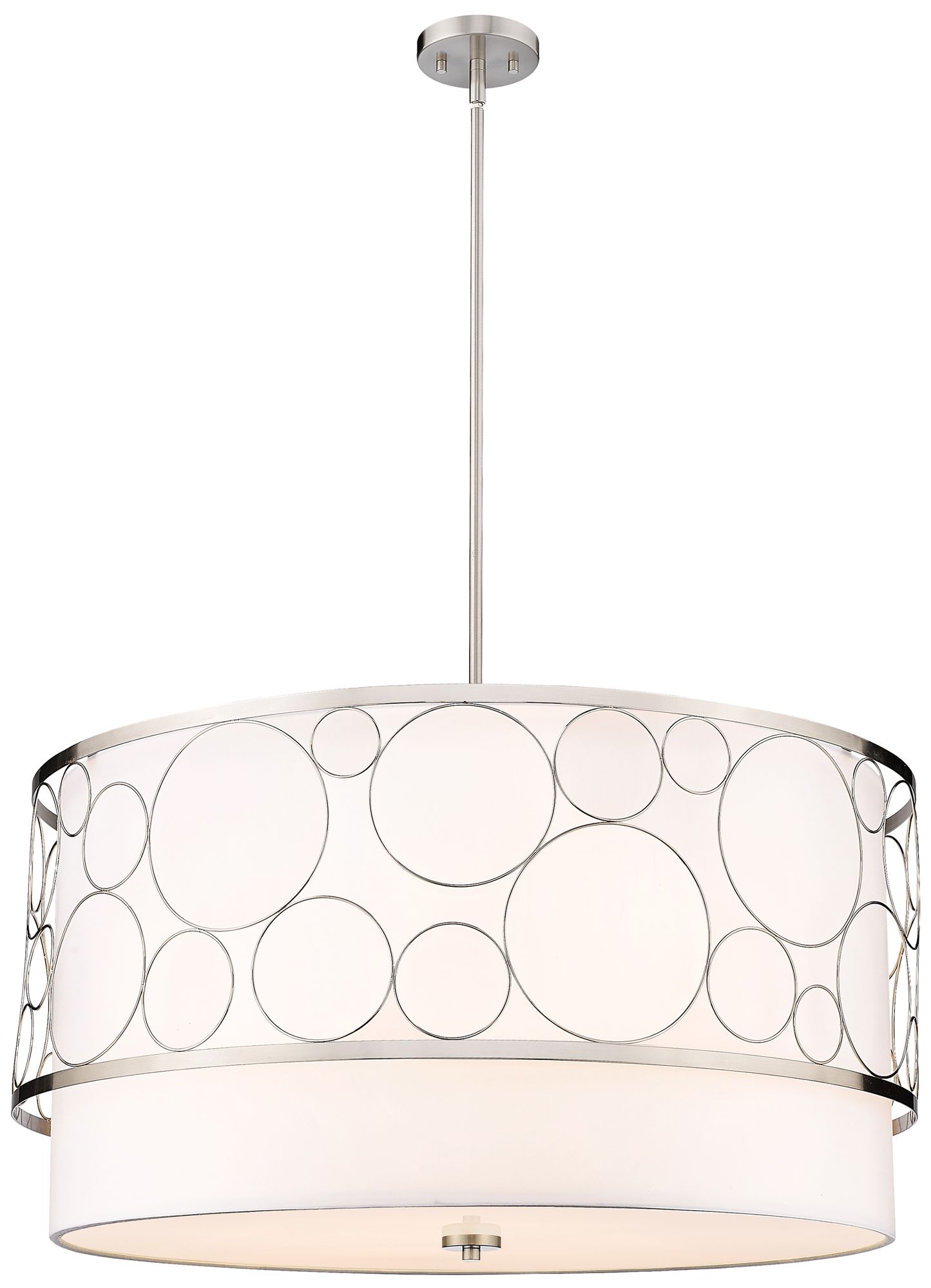 Kendall by Z-Lite Brushed Nickel 32 inch 5 Light Pendant