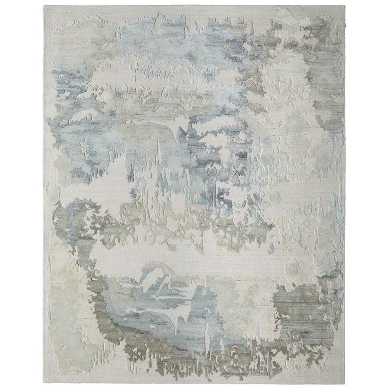Image 1 Kendall Modern Abstract Hand Tufted Ivory Area Rug 8A62F