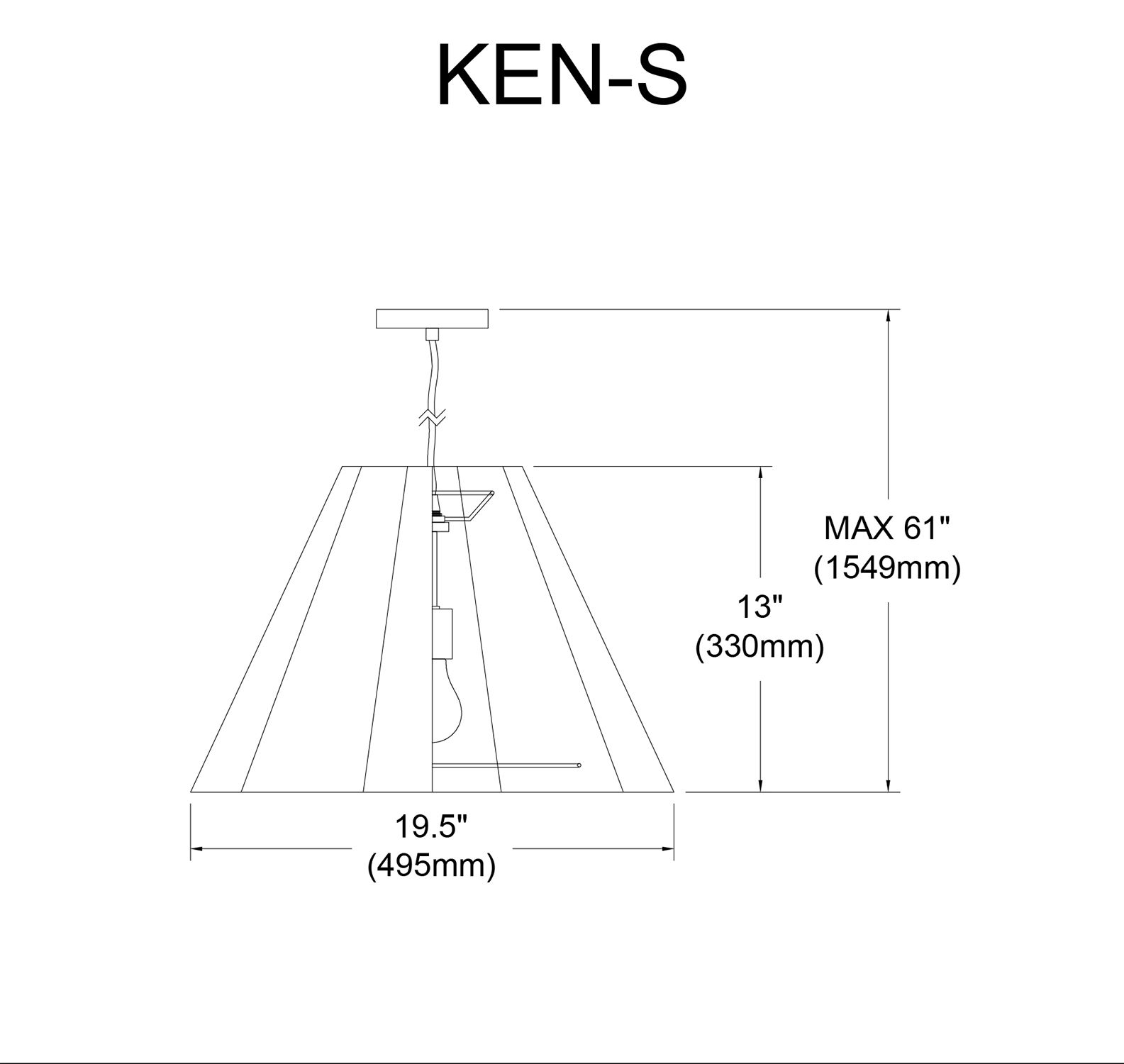 Image 3 Kendra 19" Wide 4 Light Small Polished Chrome Pendant more views