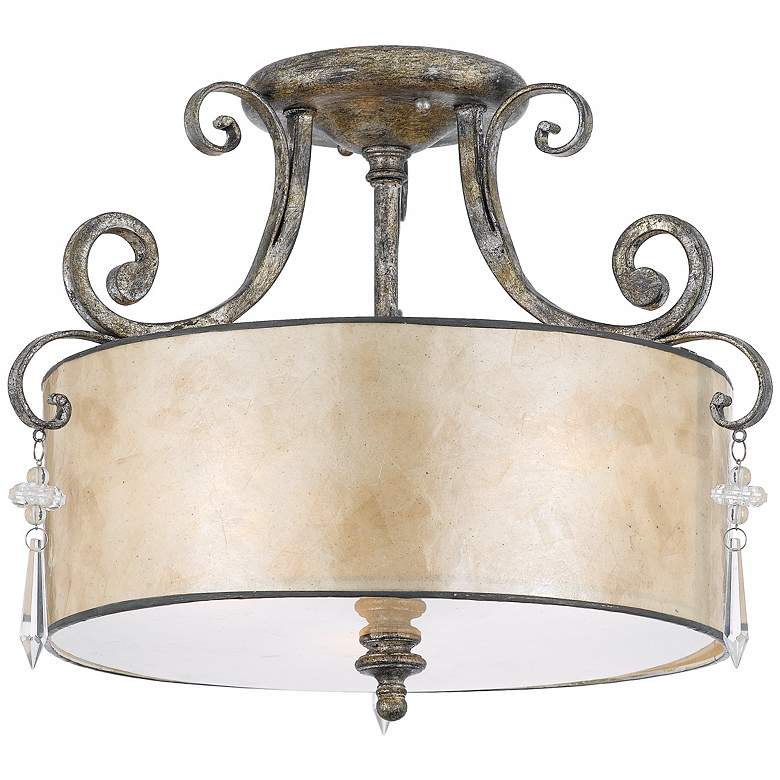 Image 1 Kendra Collection 13 inch Wide Ceiling Light Fixture