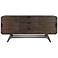 Kendra Sideboard Buffet with 3 Drawers in Brown Acacia Wood