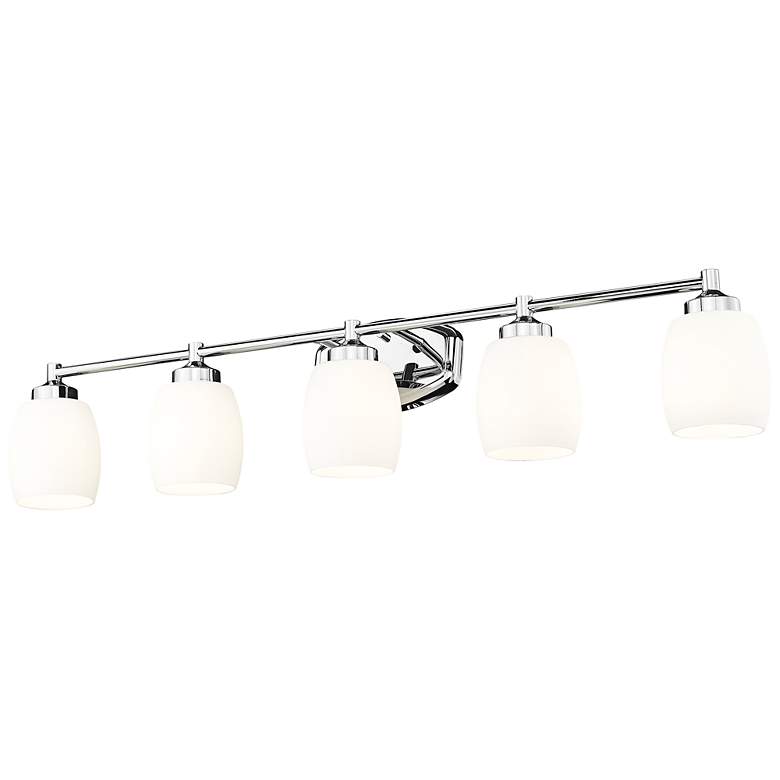 Image 5 Kendrick 39 1/4" Wide Chrome 5-Light Vanity Bath Light more views