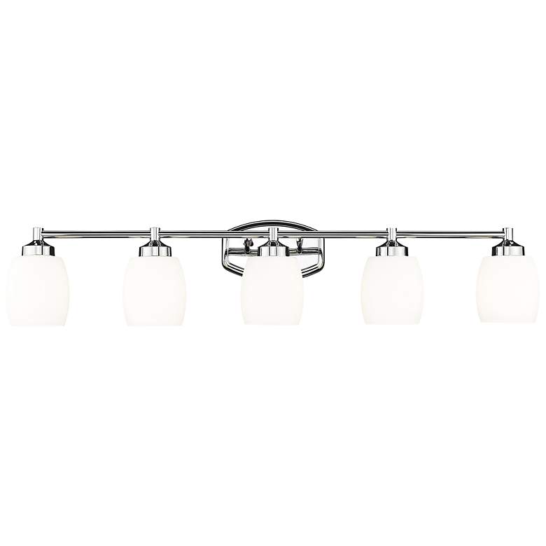 Image 6 Kendrick 39 1/4" Wide Chrome 5-Light Vanity Bath Light more views