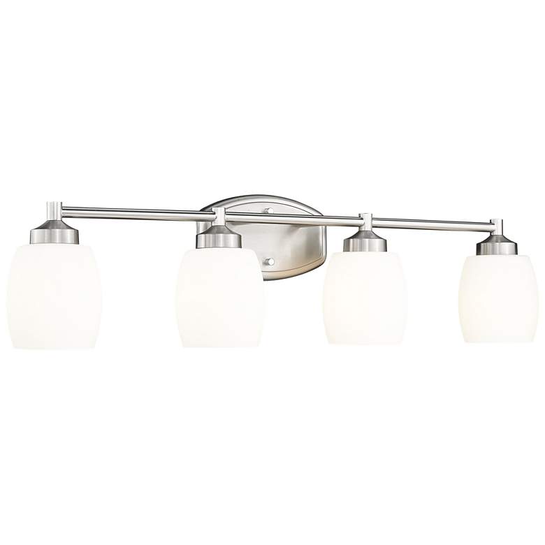 Image 1 Kendrick by Z-Lite Brushed Nickel 31.25 inch 4 Light Vanity