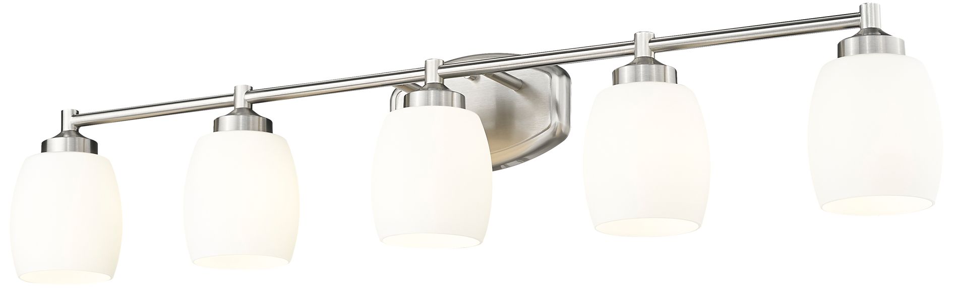 Image 4 Kendrick by Z-Lite Brushed Nickel 39.25 inch 5 Light Vanity more views