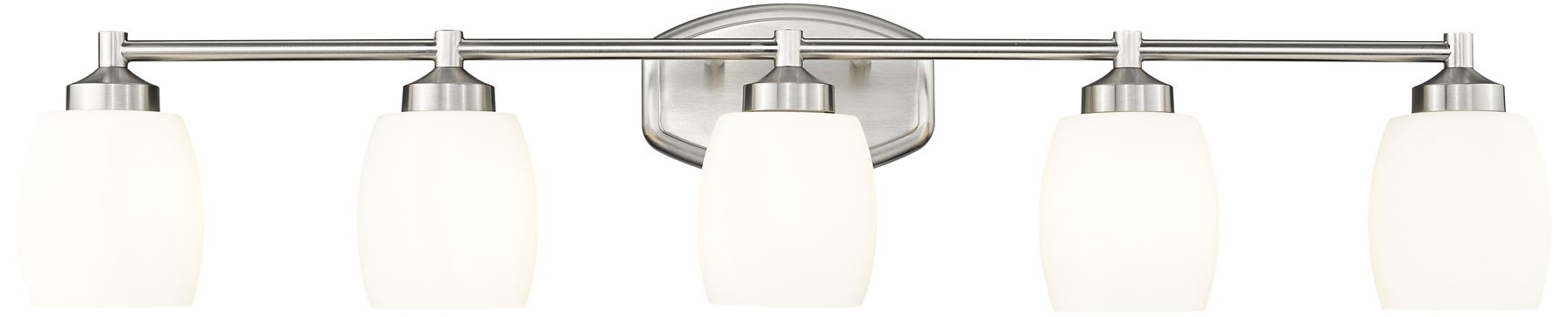 Image 5 Kendrick by Z-Lite Brushed Nickel 39.25 inch 5 Light Vanity more views