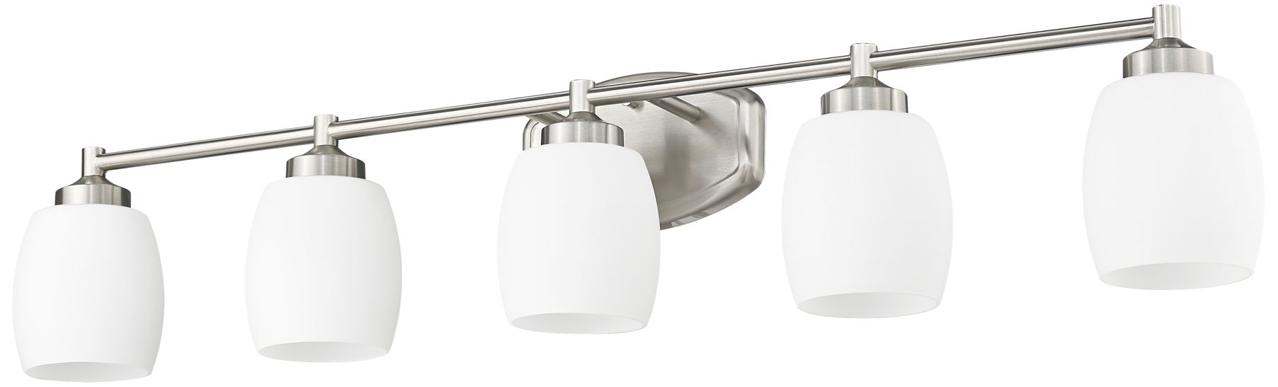 Image 7 Kendrick by Z-Lite Brushed Nickel 39.25 inch 5 Light Vanity more views